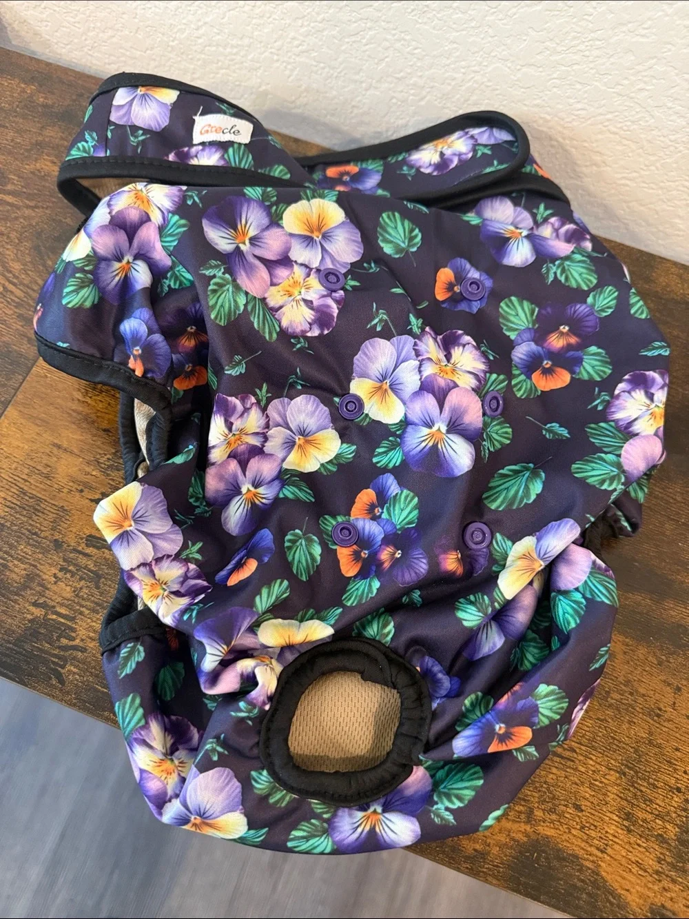 Grecle Floral Print XXL Dog Diaper Stack (5)  - NWOT | Size Chart Included